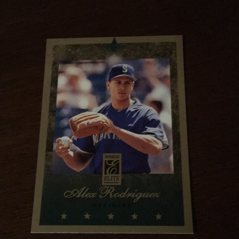 Alex Rodriguez baseball card